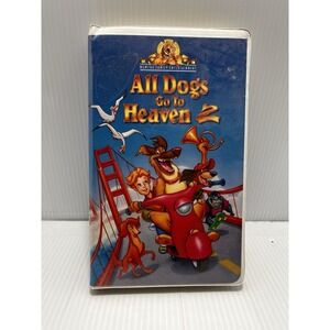 All Dogs Go to Heaven 2 VHS‎ 1996 Clam Shell Family Cartoon Animated Dom Deluise